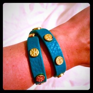 Tory Burch leather wrap bracelet
